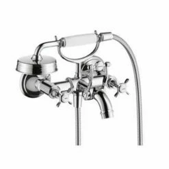 Axor Montreal Wall Mounted Tub Filler With Cross Handle