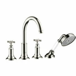 Axor Montreal 4 Hole Roman Tub Trim With Cross Handle 5 Axor Montreal 4 Hole Roman Tub Trim With Cross Handle -Hansgrohe Shop 18 apu90085 tif