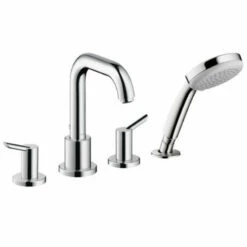 Hansgrohe Focus S 4 Hole Roman Tub Trim (Chrome)