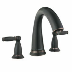 Hansgrohe Swing C 3 Hole Tub Filler Trim With Lever Handle -Hansgrohe Shop 18 hpu70172 tif