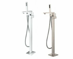 MTD Vanities Eilat 2011 Single Handle Floor Mount Tub Filler With Hand Shower