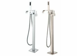 MTD Vanities Eilat 2015 Single Handle Floor Mount Tub Filler With Hand Shower