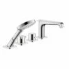 Axor Citterio E 4-Hole Thermostatic Roman Tub Faucet (Chrome)
