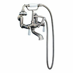 Barclay TKADTS60-WBN1 Fillmore 60″ Acrylic Slipper Premium Tub Kit In White With Brushed Nickel Accessories -Hansgrohe Shop 38afec0d edb7 4263 8d44 914d07cc35e6 1000