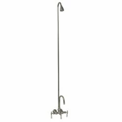 Barclay Products Clawfoot Tub Filler – Diverter Faucet With Code Gooseneck Spout