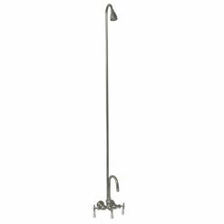 BARCLAY PRODUCTS 4013 TUB FILLER WITH DIVERTER - Code Gooseneck Spout, Includes Plastic Shower Head