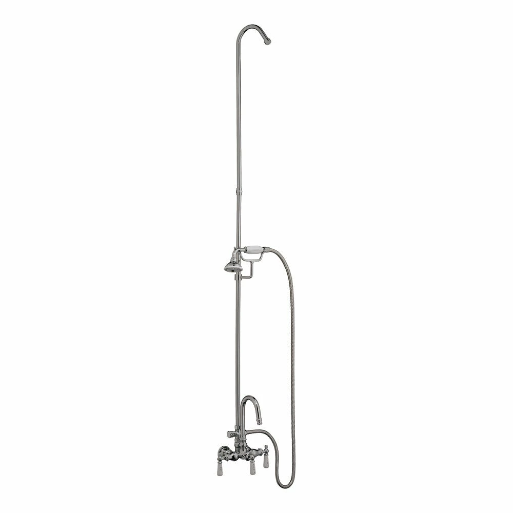 Barclay Products 4023-PL Tub/Shower Converto Unit – Handheld Shower, Riser For Cast Iron Tub 2 Barclay Products 4023-PL Tub/Shower Converto Unit – Handheld Shower, Riser For Cast Iron Tub - Image 2
