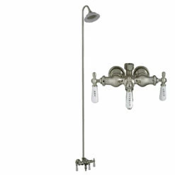 Barclay Products 4031-PL-CP Clawfoot Tub/Shower Converto Unit With Diverter Faucet
