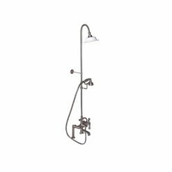 Barclay Products Clawfoot Tub/Shower Converto Unit With Handshower 7 Barclay Products Clawfoot Tub/Shower Converto Unit With Handshower -Hansgrohe Shop 4064 ML2 BN1