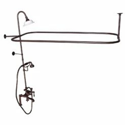 Barclay Products Rectangular Shower Unit – Metal Lever Handles -Hansgrohe Shop 4065 ML ORB 1