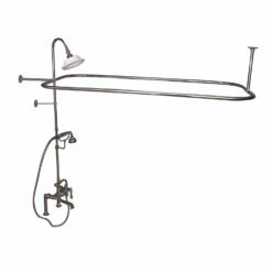 Barclay Products Rectangular Shower Unit – Metal Lever 2 Handles -Hansgrohe Shop 4065 ML2 PN11