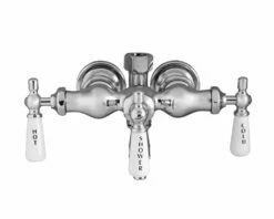 Barclay Products 4072-PL-CP Clawfoot Tub Filler – Diverter Bathcock, Old Style Spigot For Cast Iron Tub