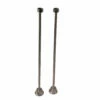 Barclay 5577 Straight Bath Supply - Plated Locknuts, Brass Locknuts, Supply Tubes
