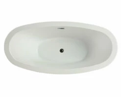 MTD Vanities Seal 6516 69" Modern Freestanding Acrylic Bathtub -Hansgrohe Shop 6516 4 64461