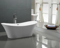 MTD Vanities Torrance 6518 70" Modern Freestanding Acrylic Bathtub -Hansgrohe Shop 6518 3 86869