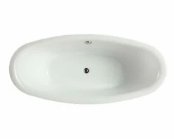 MTD Vanities Newport 6807 67" Modern Freestanding Acrylic Bathtub -Hansgrohe Shop 6807 6 30053