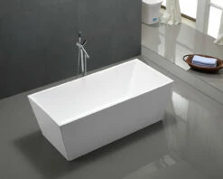 MTD Vanities Palms 6813 60" Modern Freestanding Acrylic Bathtub -Hansgrohe Shop 6813 3 05366