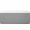MTD Vanities Palms 6813 60" Modern Freestanding Acrylic Bathtub