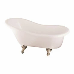 Barclay Estelle 60" Premium Acrylic Slipper Freestanding Tub -Hansgrohe Shop A Estelle