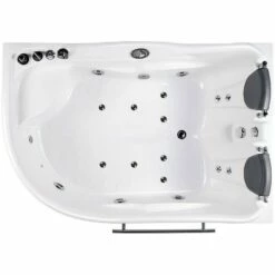 EAGO AM124ETL-L 71" Double Corner Acrylic Jetted Jacuzzi Whirlpool Tub -Hansgrohe Shop AM124 L 1 6d3b1041 9e9e 4893 8bbf 32e84200c4e6