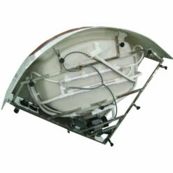 EAGO AM197ETL 5 Ft Clear Rounded Corner Acrylic Whirlpool Bathtub For Two -Hansgrohe Shop AM197 7