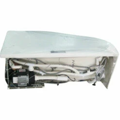 EAGO AM198ETL-R 5' Single Person Rounded Clear Corner Whirlpool Bathtub - Right Drain -Hansgrohe Shop AM198 R 10 2