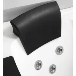 EAGO AM198ETL-R 5' Single Person Rounded Clear Corner Whirlpool Bathtub - Right Drain -Hansgrohe Shop AM198 R 6 2