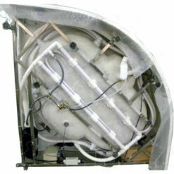 EAGO AM505ETL 61'' 2 Person 14 Jets Corner Waterfall White Whirlpool Bathtub 11 EAGO AM505ETL 61'' 2 Person 14 Jets Corner Waterfall White Whirlpool Bathtub -Hansgrohe Shop AM505 3