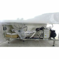 EAGO AM505ETL 61'' 2 Person 14 Jets Corner Waterfall White Whirlpool Bathtub 9 EAGO AM505ETL 61'' 2 Person 14 Jets Corner Waterfall White Whirlpool Bathtub -Hansgrohe Shop AM505 4