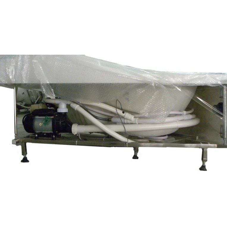 EAGO AM505ETL 61'' 2 Person 14 Jets Corner Waterfall White Whirlpool Bathtub 2 EAGO AM505ETL 61'' 2 Person 14 Jets Corner Waterfall White Whirlpool Bathtub - Image 2