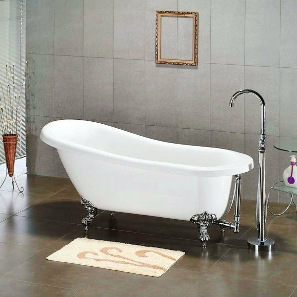 Cambridge Plumbing Acrylic Slipper Bathtub 67" X 28" 2 Cambridge Plumbing Acrylic Slipper Bathtub 67" X 28" - Image 2