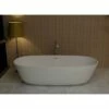 Atlantis Whirlpools Asaro 7131AS 71 X 31 Artificial Stone Freestanding Bathtub