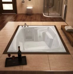 Atlantis Whirlpools Caresse 54 X 72 Rectangular Drop-In Bathtub