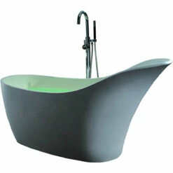 Control Brand True Solid Surface Soaking Tub - “Slipper”