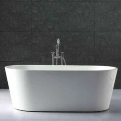 Atlantis Whirlpools Bowen 6731BW 67 X 31 Oval Freestanding Bathtub