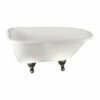 Barclay Bartlett Cast Iron Roll Top Freestanding Tub