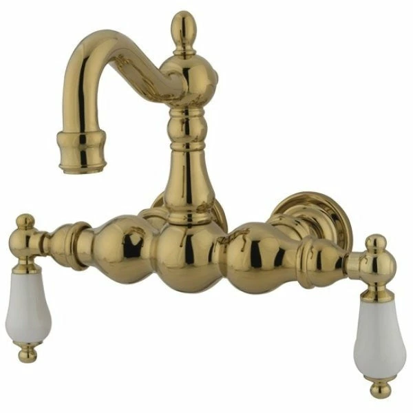 Kingston Brass CC1005T Vintage 3-3/8" Wall Mount Tub Filler 1 Kingston Brass CC1005T Vintage 3-3/8" Wall Mount Tub Filler