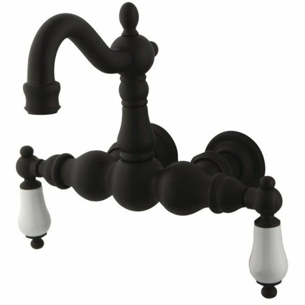 Kingston Brass CC1005T Vintage 3-3/8" Wall Mount Tub Filler 2 Kingston Brass CC1005T Vintage 3-3/8" Wall Mount Tub Filler - Image 2