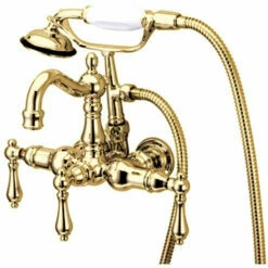 Kingston Brass CC1007T Vintage 3-3/8" Wall Mount Tub Filler