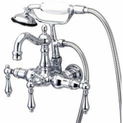 Kingston Brass CC1007T Vintage 3-3/8" Wall Mount Tub Filler -Hansgrohe Shop CC1008T1