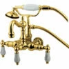 Kingston Brass CC1009T Vintage 3-3/8" Wall Mount Tub Filler