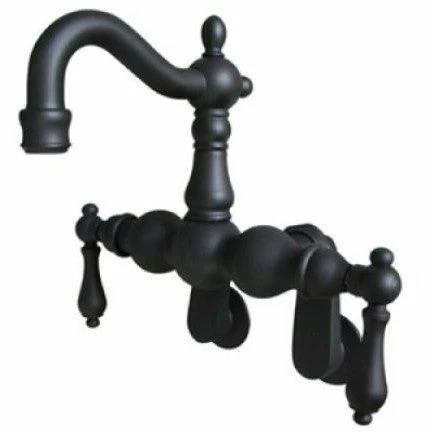 Kingston Brass CC1081T Vintage Wall Mount Tub Filler With Adjustable Centers 2 Kingston Brass CC1081T Vintage Wall Mount Tub Filler With Adjustable Centers - Image 2