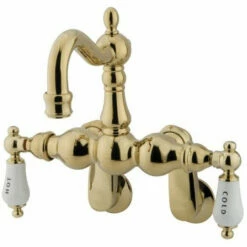 Kingston Brass CC1085T Vintage Wall Mount With Adjustable Centers Tub Filler
