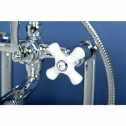 Kingston Brass CC111T Vintage 7" Deck Mount Tub Filler -Hansgrohe Shop CC112T1 CSH