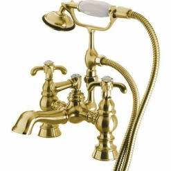 Kingston Brass CC1158T Vintage 7" Deck Mount Tub Filler