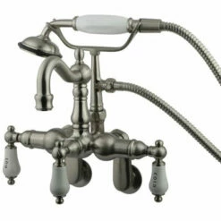 Kingston Brass CC1303T Vintage Wall Mount Tub Filler With Adjustable Centers -Hansgrohe Shop CC1303T8