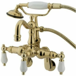 Kingston Brass CC1305T Vintage Wall Mount Tub Filler With Adjustable Centers