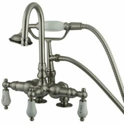 Kingston Brass CC17T Vintage 3-3/8" Deck Mount Tub Filler 6 Kingston Brass CC17T Vintage 3-3/8" Deck Mount Tub Filler -Hansgrohe Shop CC17T8