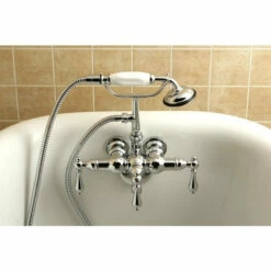 Kingston Brass CC19T Vintage 3-3/8" Wall Mount Tub Filler -Hansgrohe Shop CC20T1 CS