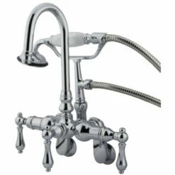 Kingston Brass CC301T Vintage Wall Mount Tub Filler With Adjustable Centers -Hansgrohe Shop CC302T1